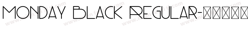 Monday Black Regular字体转换